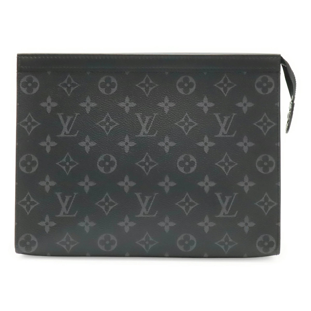 LOUIS VUITTON Monogram Eclipse Black Pochette Voyage Shoulder Bag